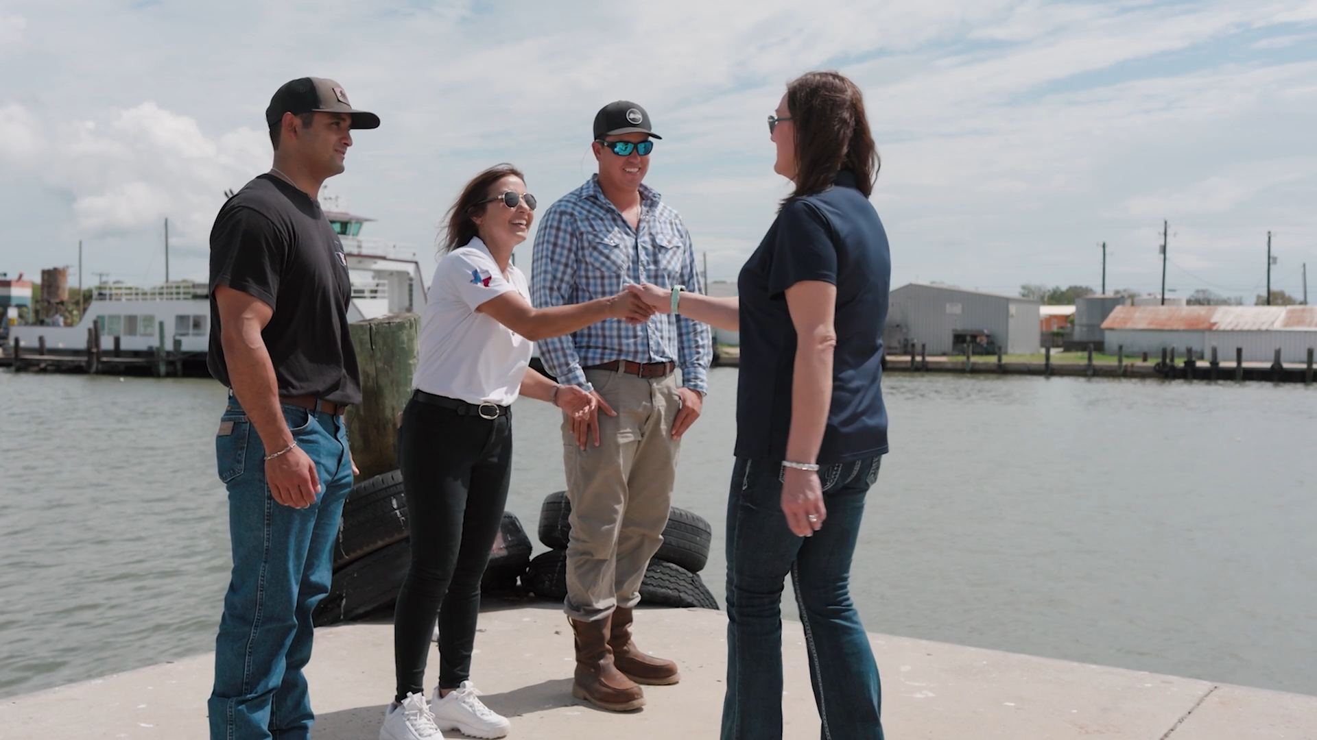 Meeting by the water