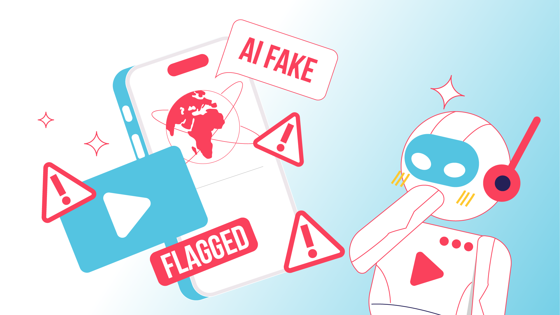 AI Fake Flagging Posts